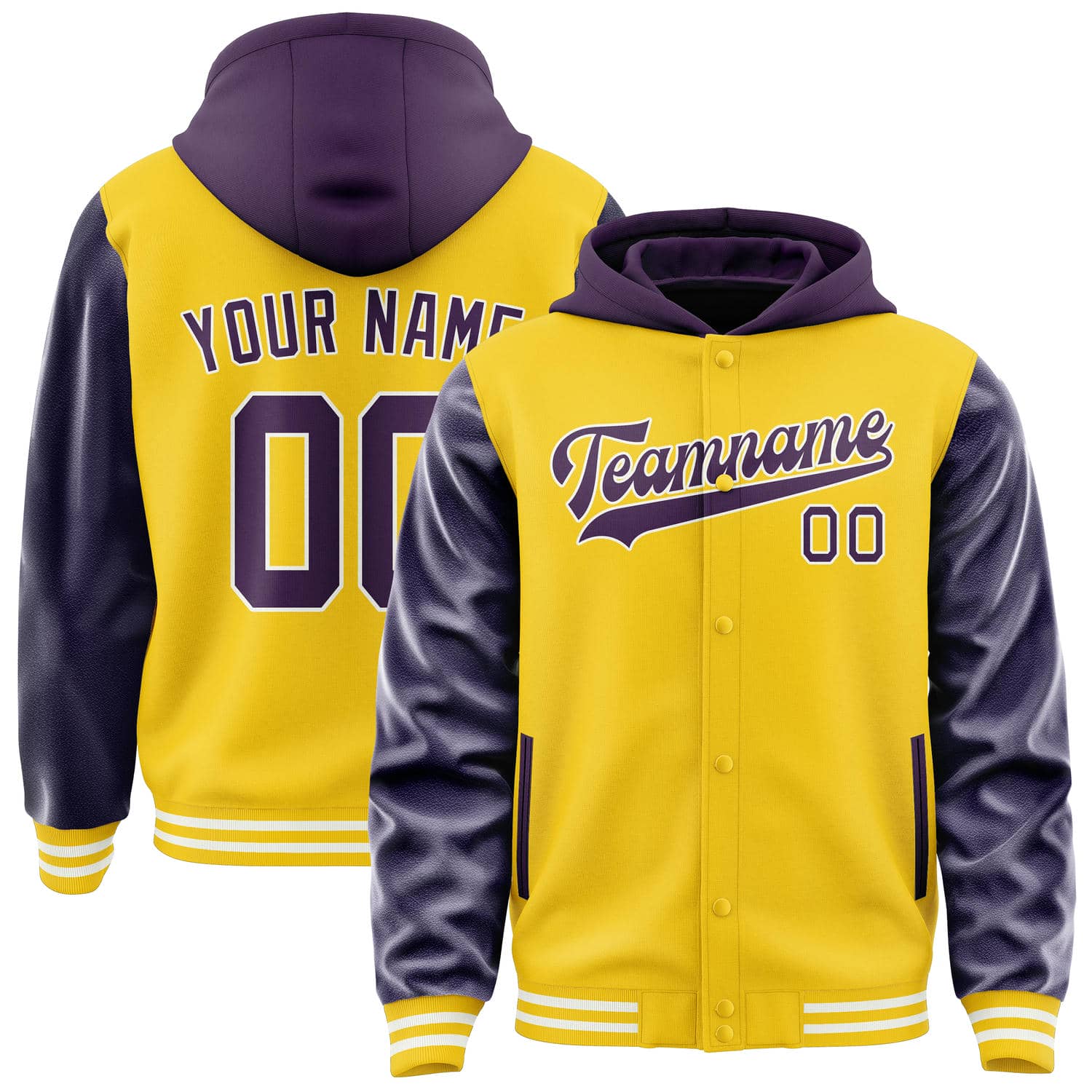 Custom Gold Purple Jacket