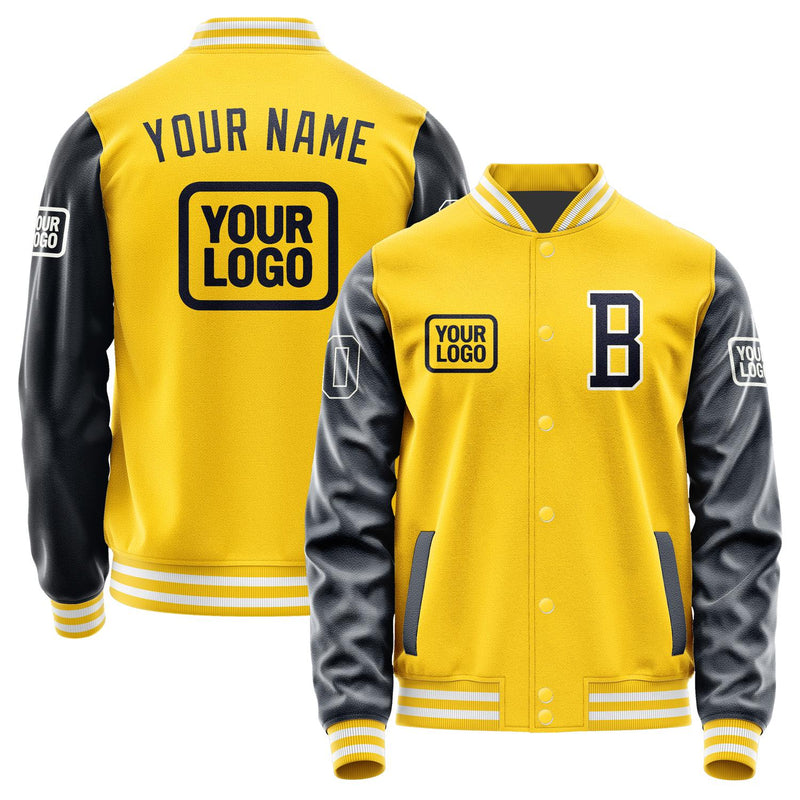 Custom Gold Navy Jacket JA303011301818111118