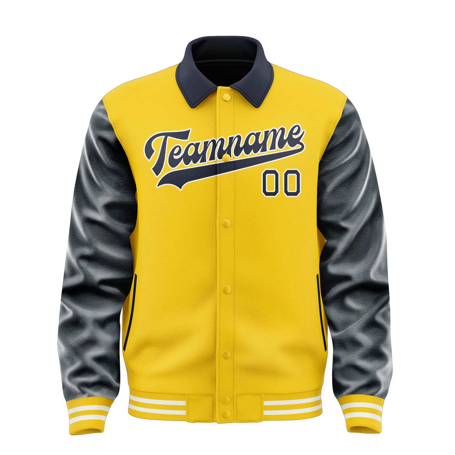 Custom Gold Navy Jacket