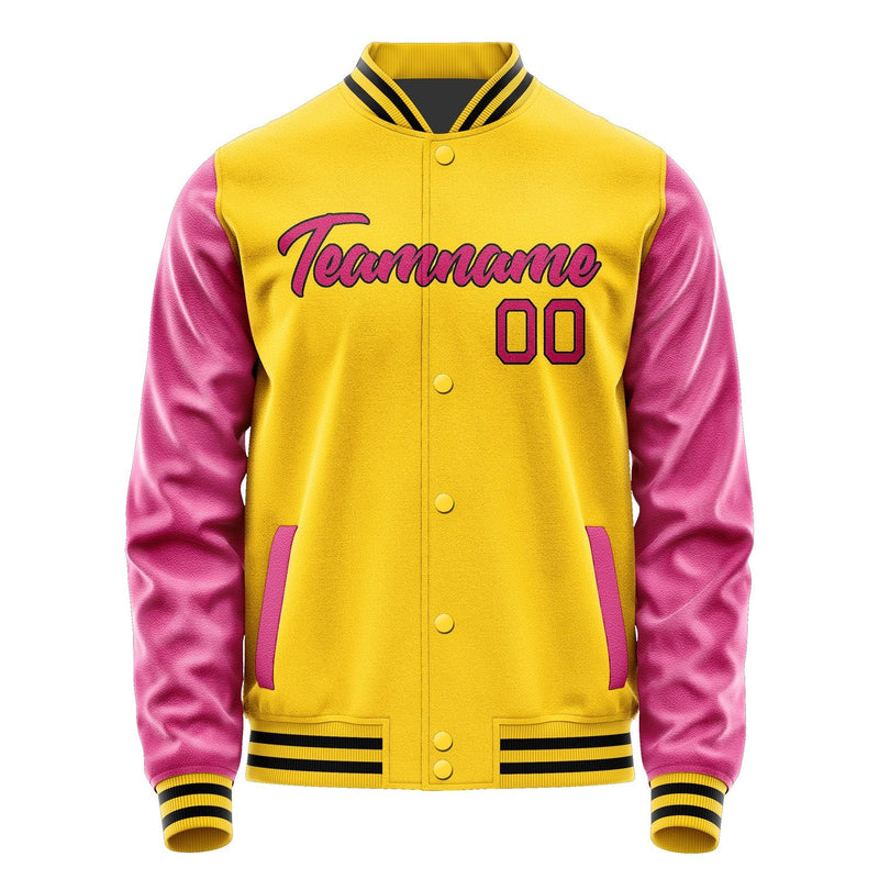 Custom Gold Orange Red Jacket JA3030123018B21812