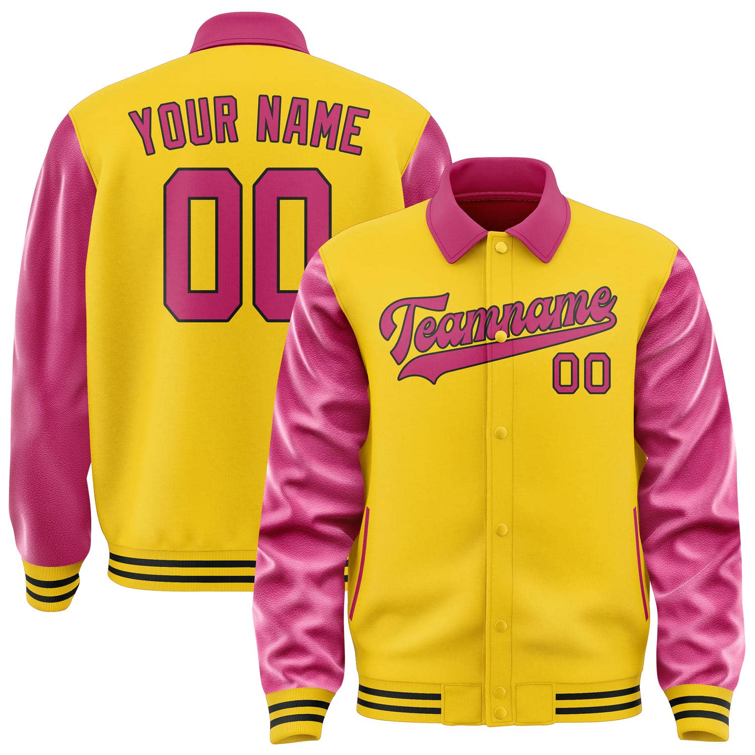 Custom Gold Pink Jacket