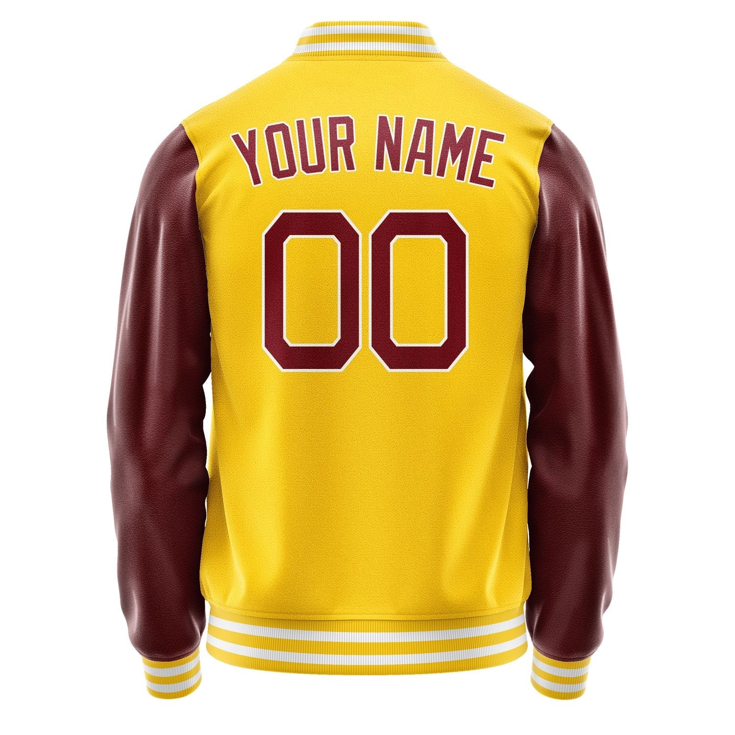 Custom Gold Crimson Red Jacket JA3030153017B21715