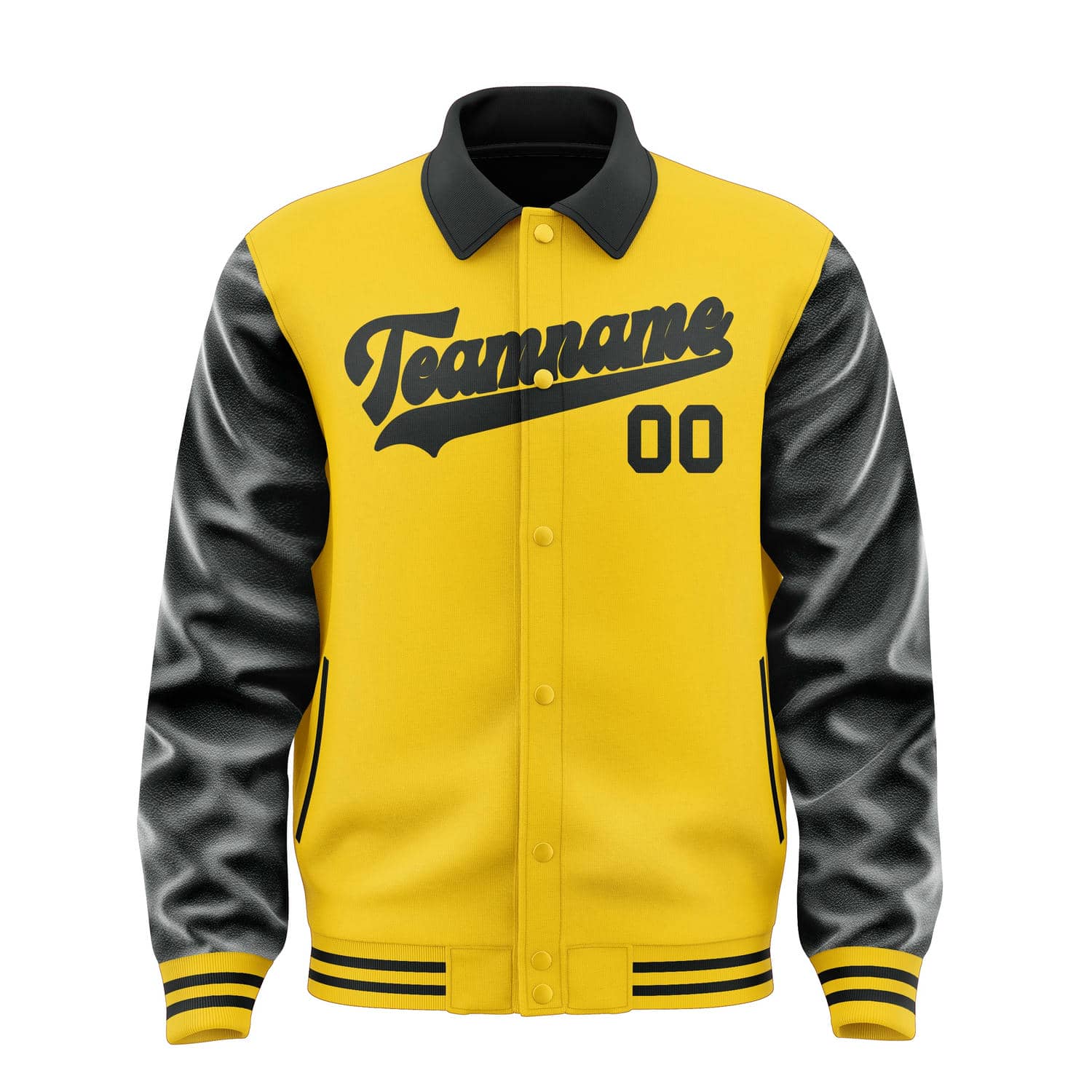 Custom Gold Black Jacket