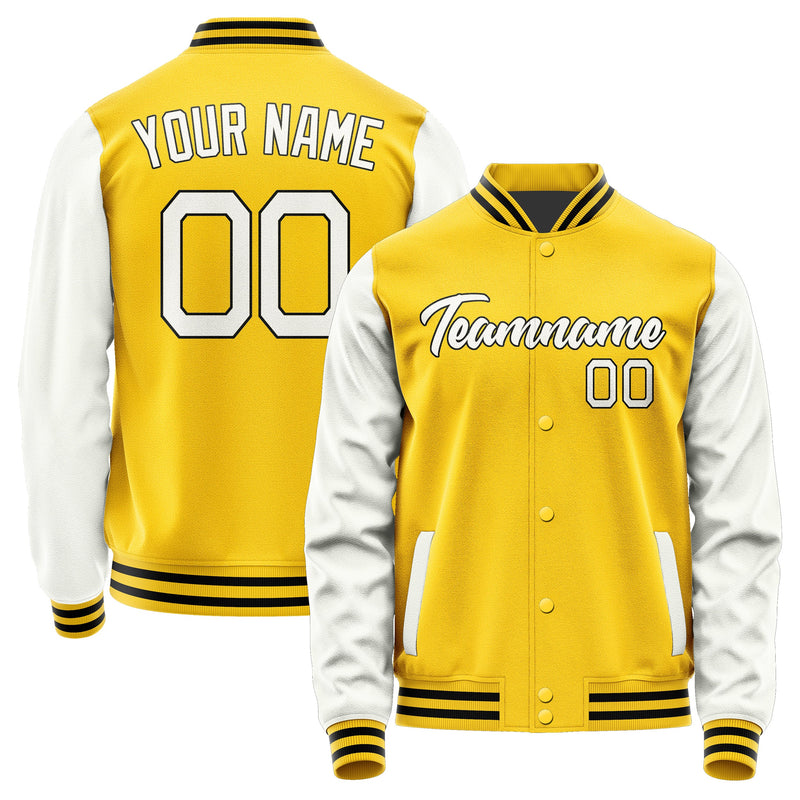 Custom Gold White Jacket JA3030183017B21718
