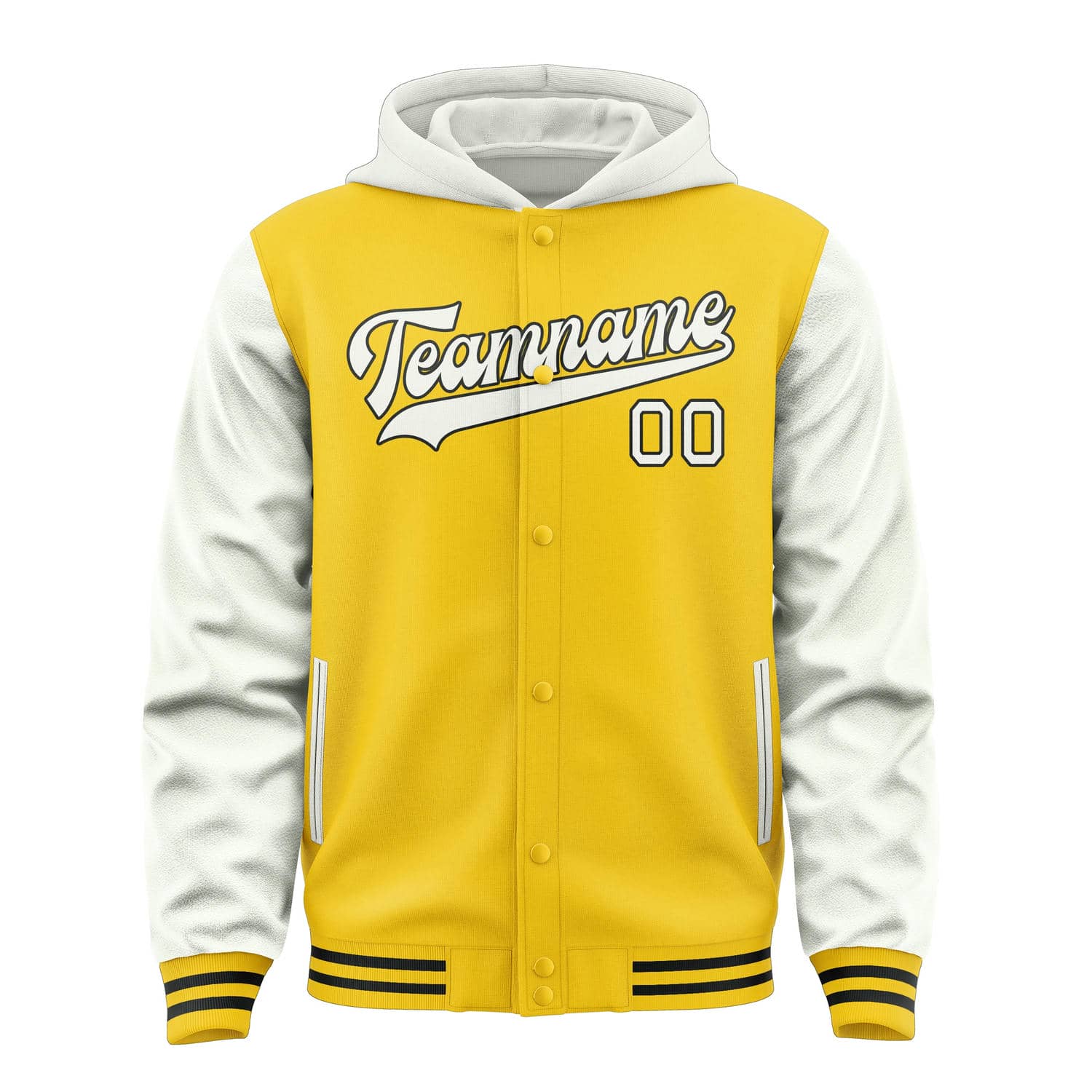 Custom Gold White Jacket