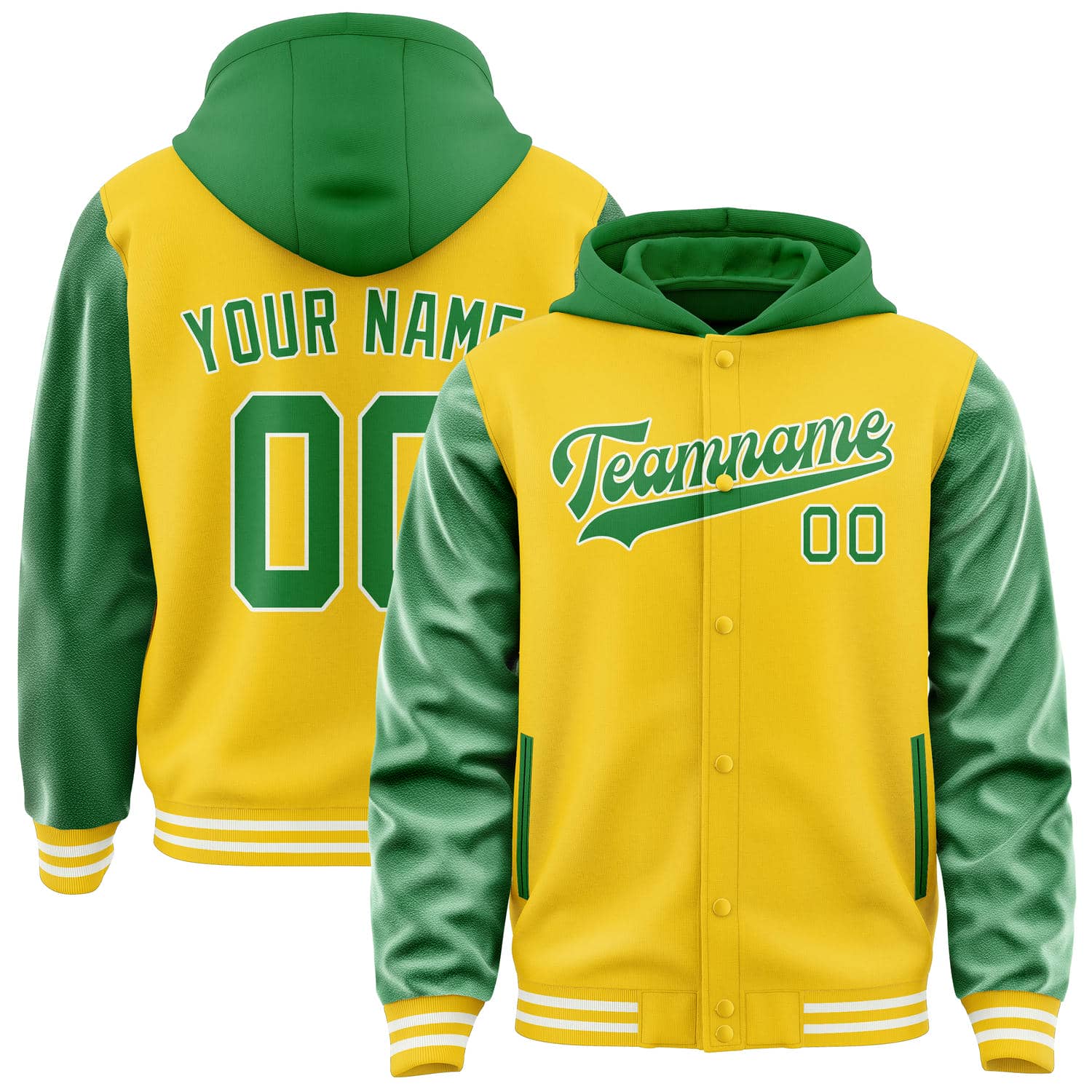 Custom Gold Emerald Green Jacket
