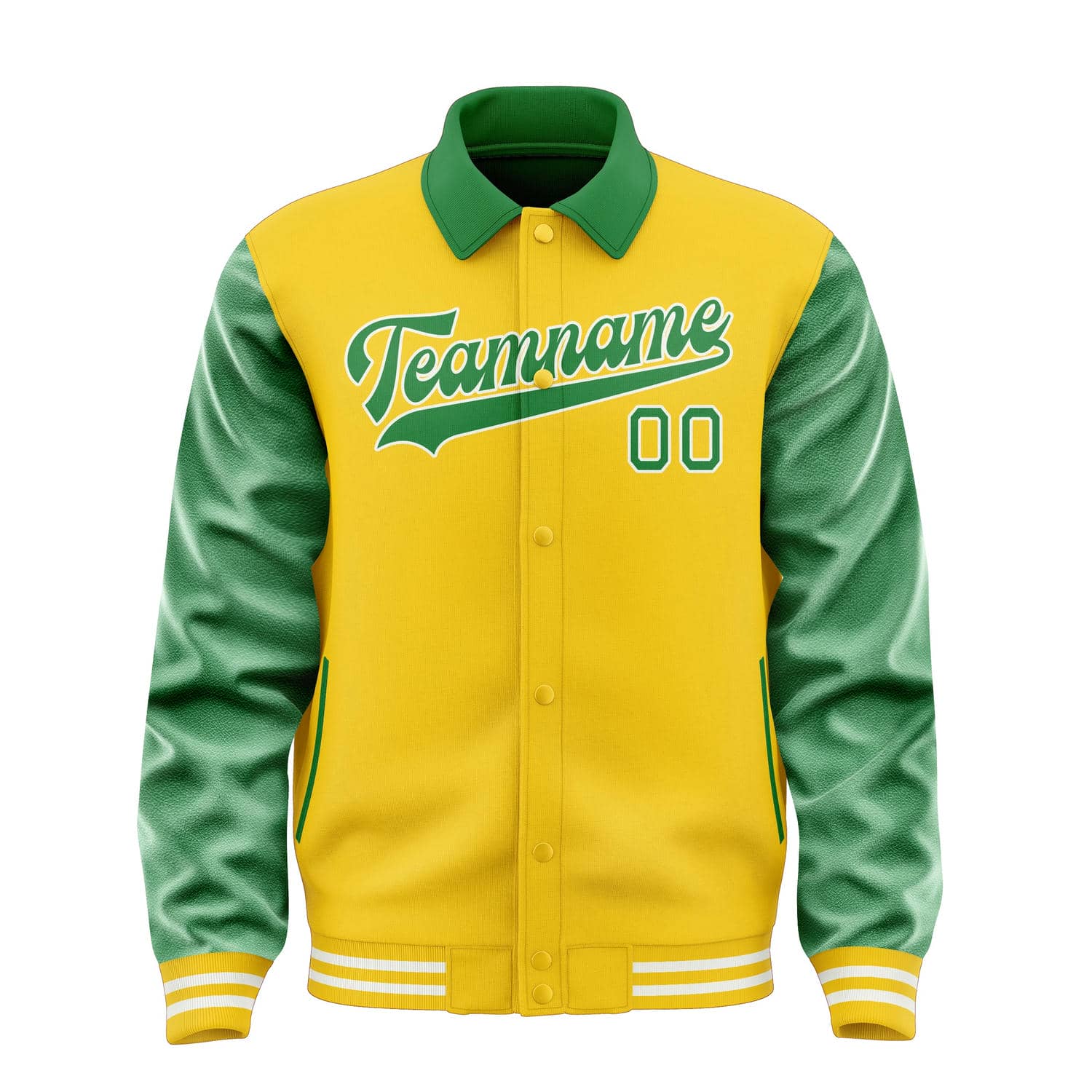 Custom Gold Emerald Green Jacket