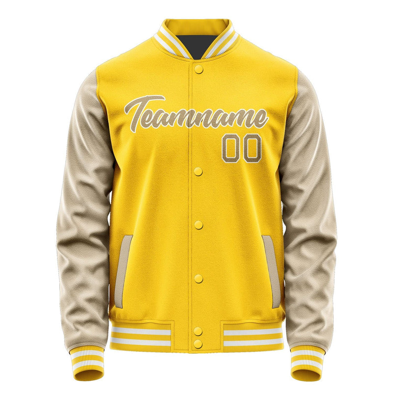 Custom Gold Light Khaki Jacket JA3030253017B21725