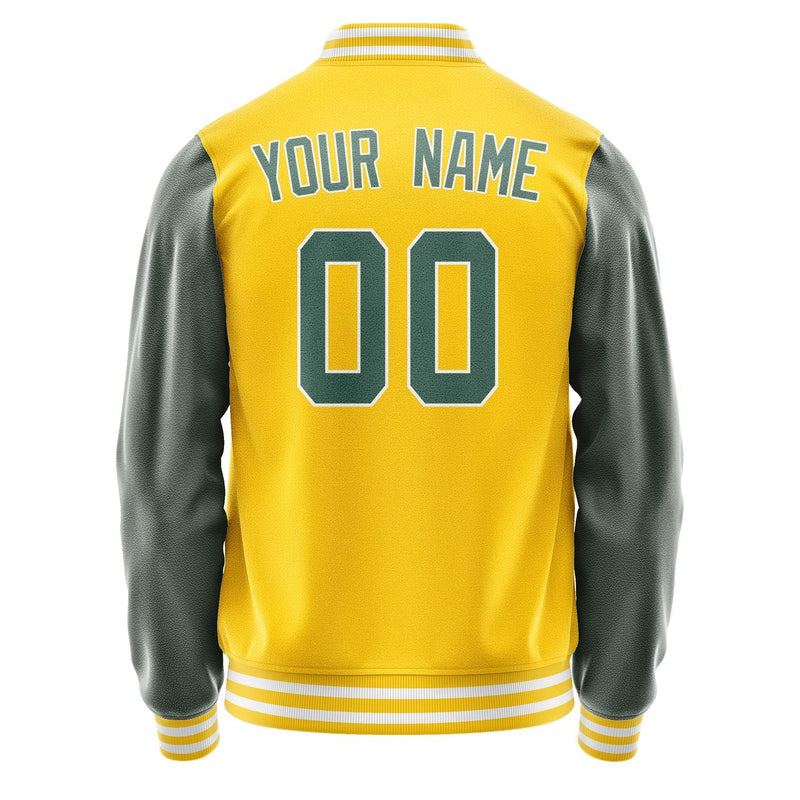 Custom Gold Blue Green Jacket JA3030273018B31827