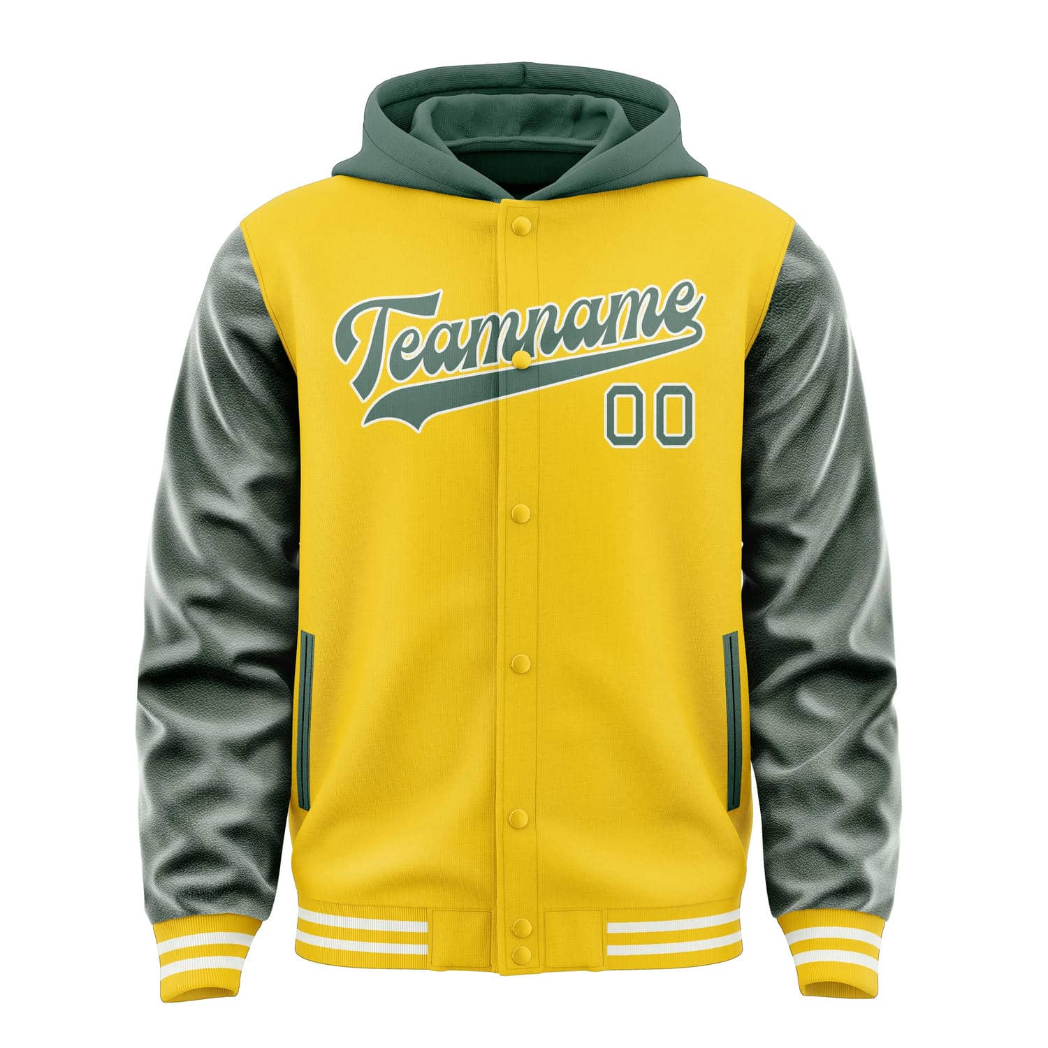 Custom Gold Blue Green Jacket