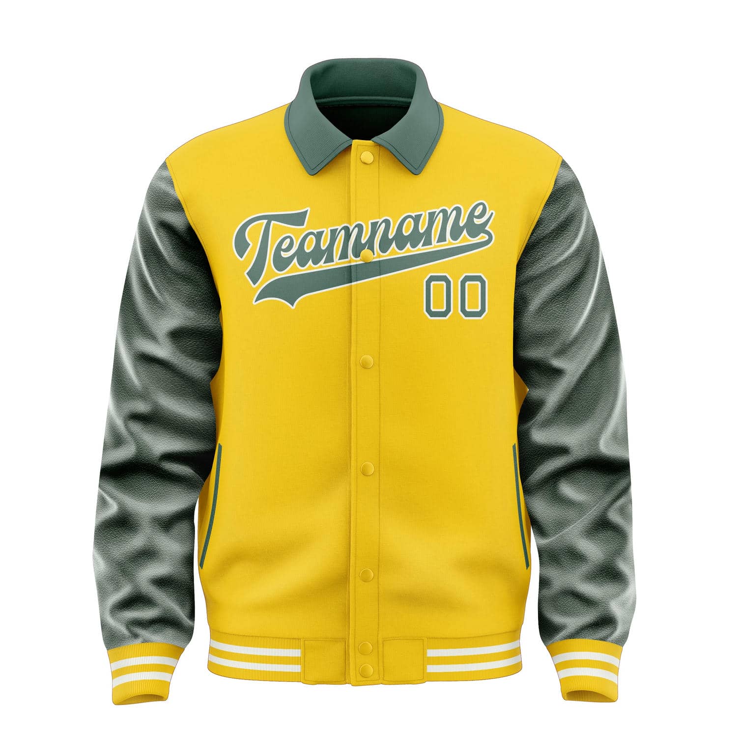 Custom Gold Blue Green Jacket