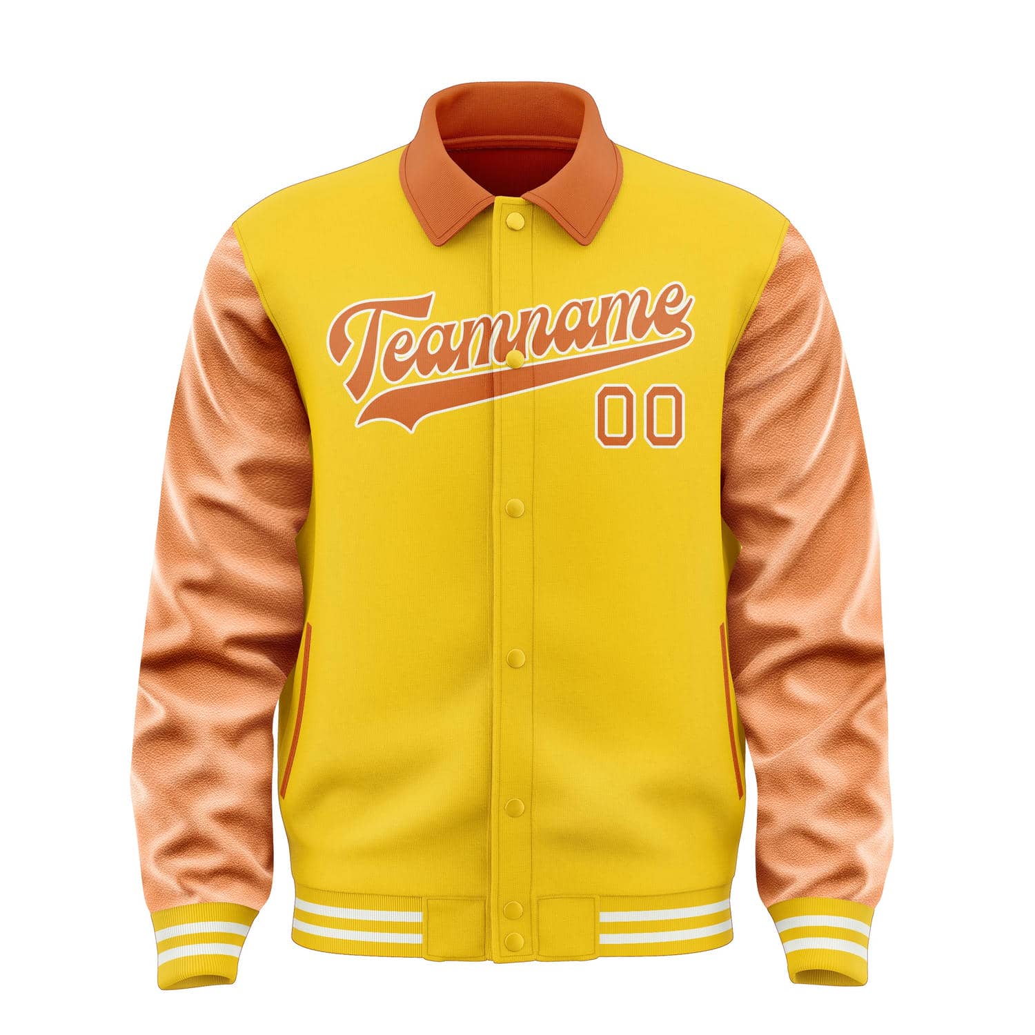 Custom Gold Orange Jacket
