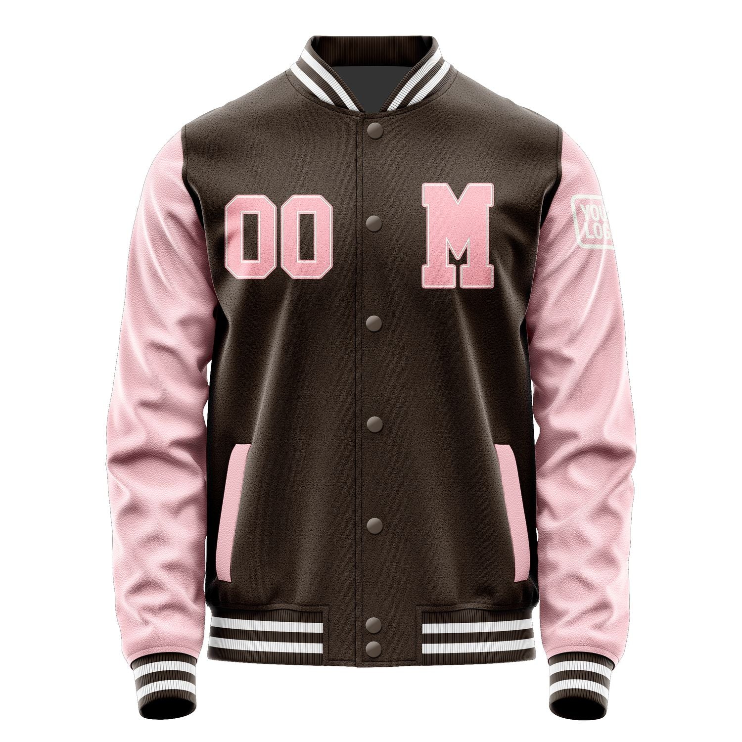Custom Brown Light Pink Jacket Jb0101210118211818
