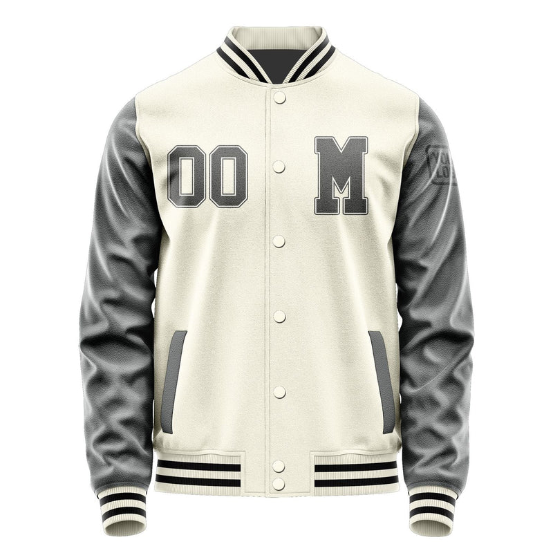 Custom Cream Dark Grey Jacket Jb0303200317201817