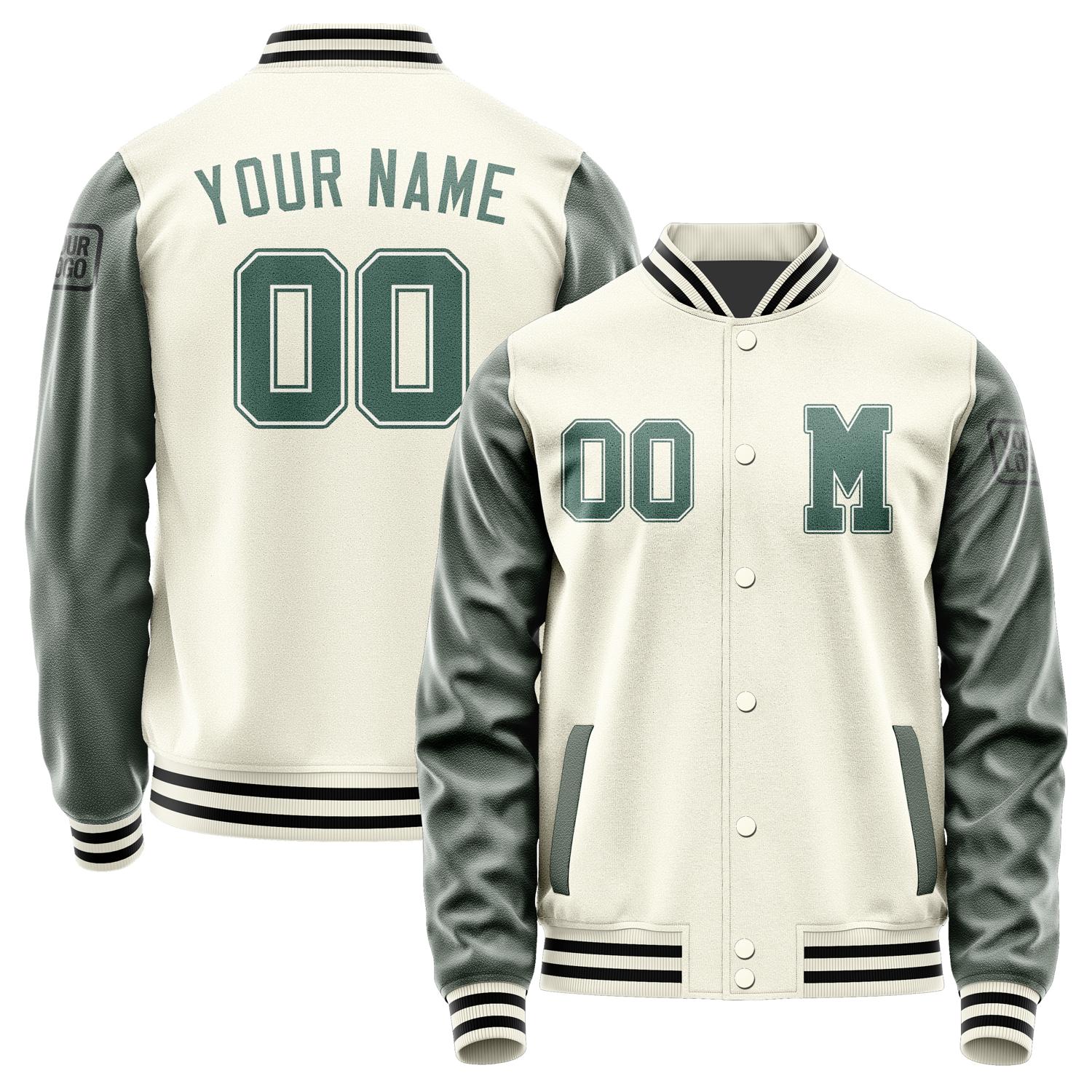 Custom Cream Blue Green Jacket Jb0303270317271817