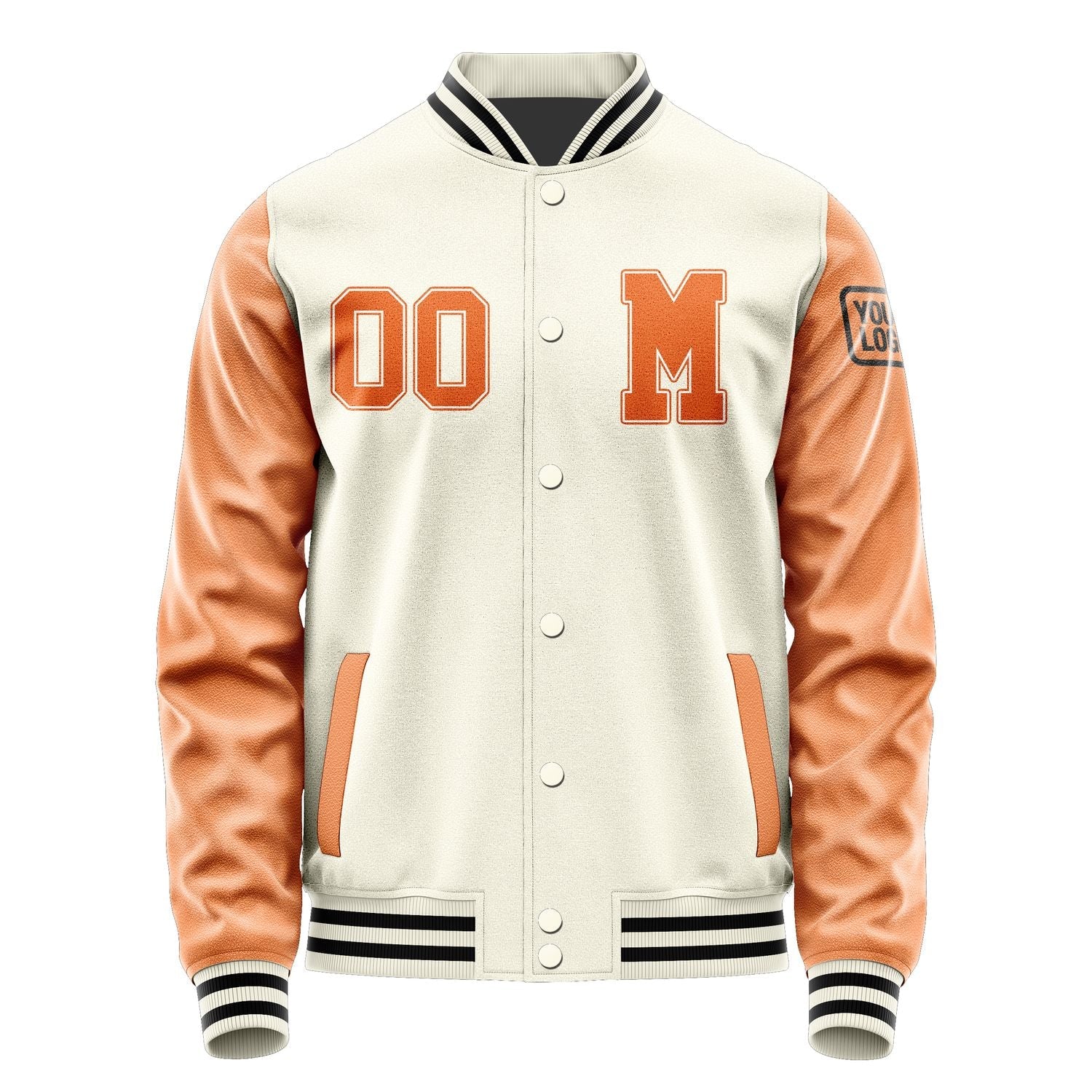 Custom Cream Orange Jacket Jb0303280317281817