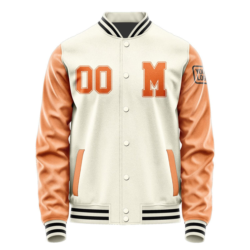 Custom Cream Orange Jacket Jb0303280317281817