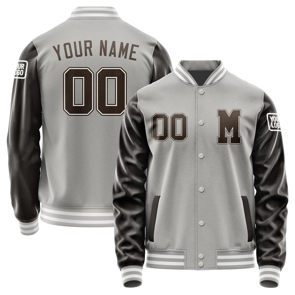 Custom Gray Brown Jacket Jb0404010418011818