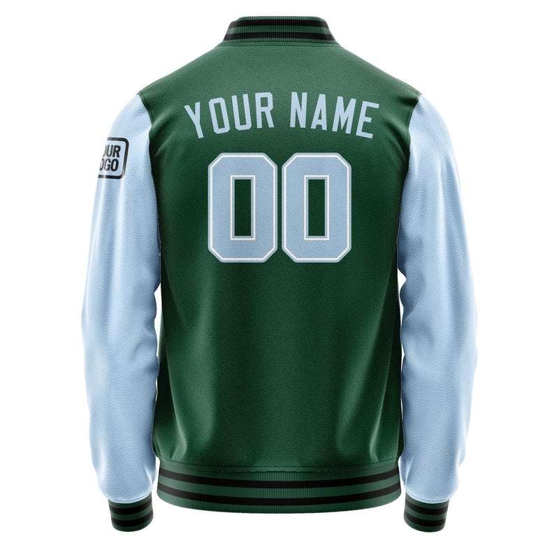 Custom Green Light Blue Jacket Jb0505080517081817