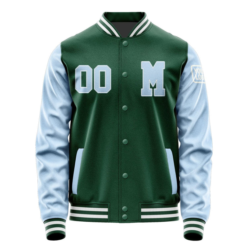 Custom Green Light Blue Jacket Jb0505080518081818