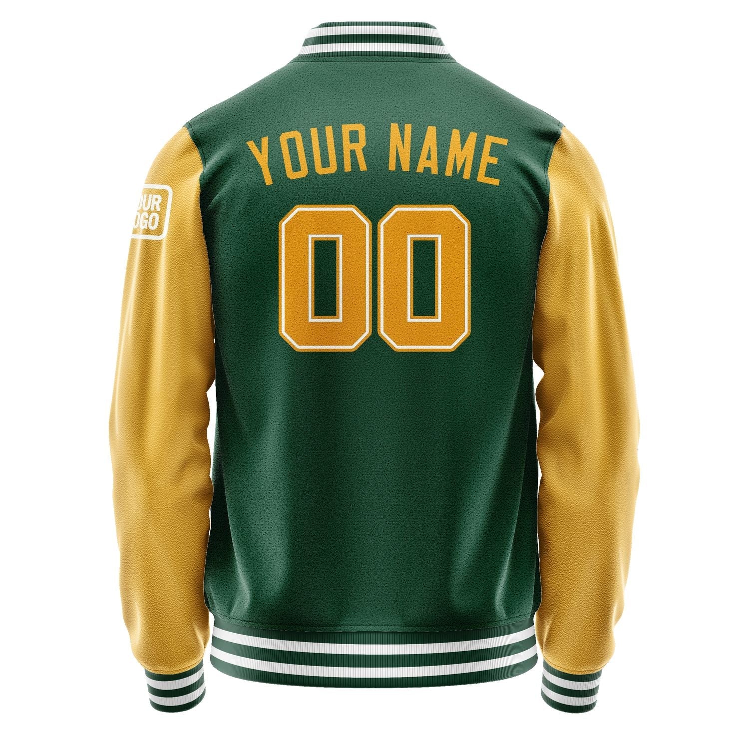 Custom Green Yellow Jacket Jb0505190518191818