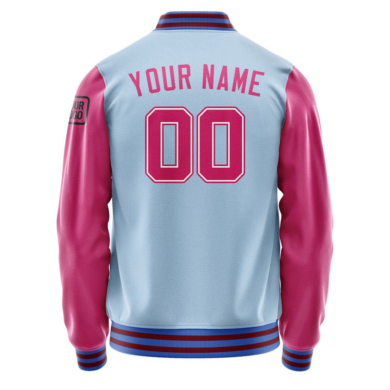 Custom Light Blue Pink Jacket Jb0808130915131817