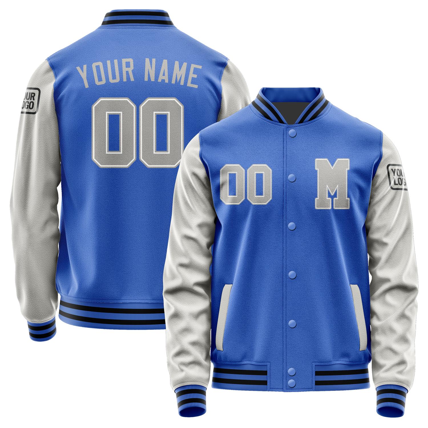 Custom Sky Blue Gray Jacket Jb0909040917041817
