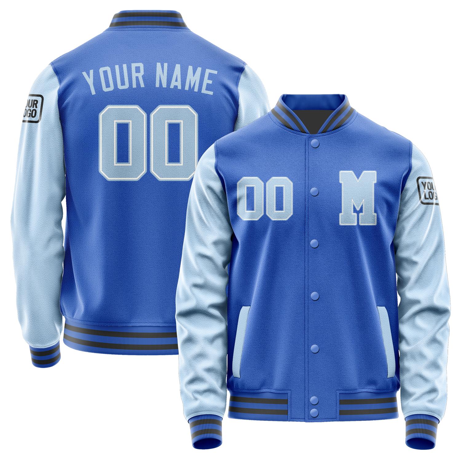Custom Sky Blue Light Blue Jacket Jb0909080920081817