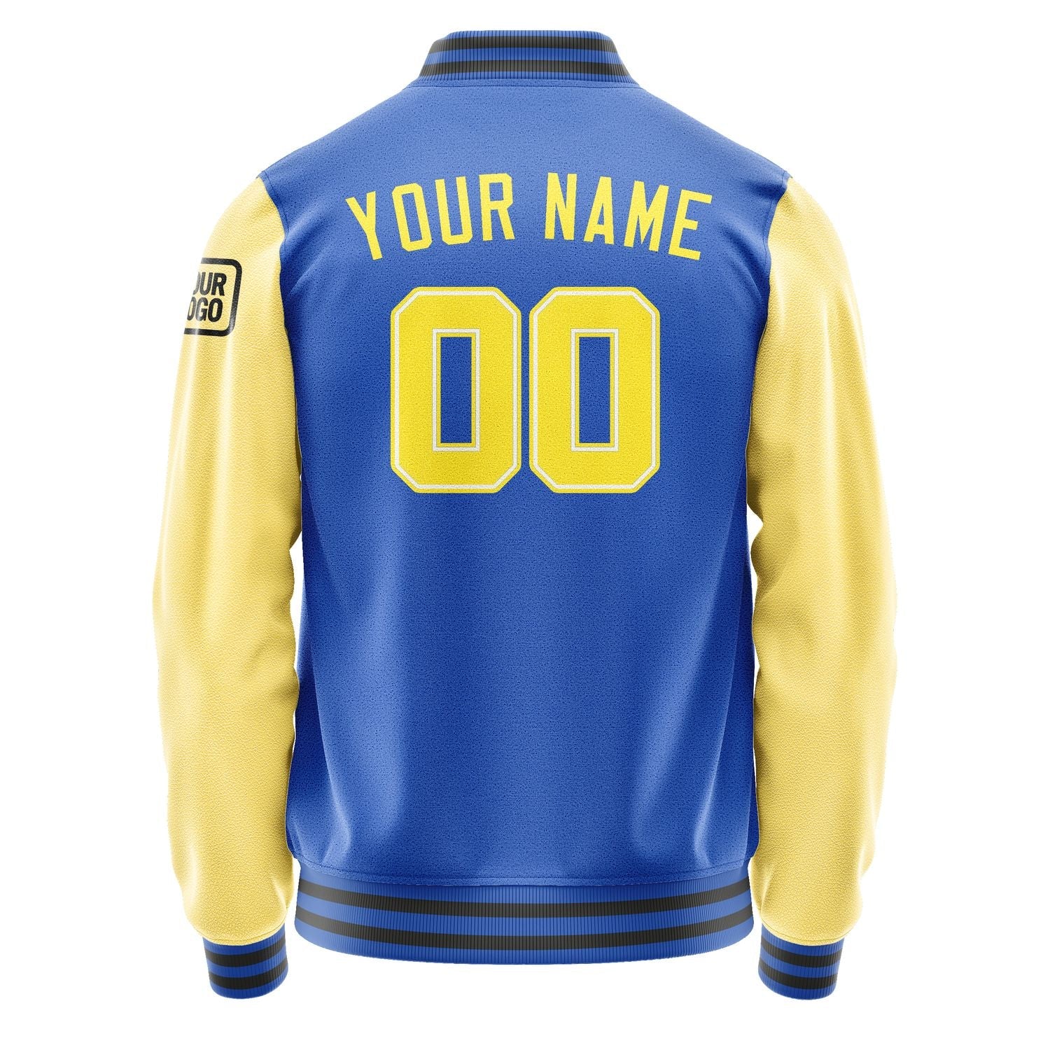 Custom Sky Blue Light Yellow Jacket Jb0909260920261817