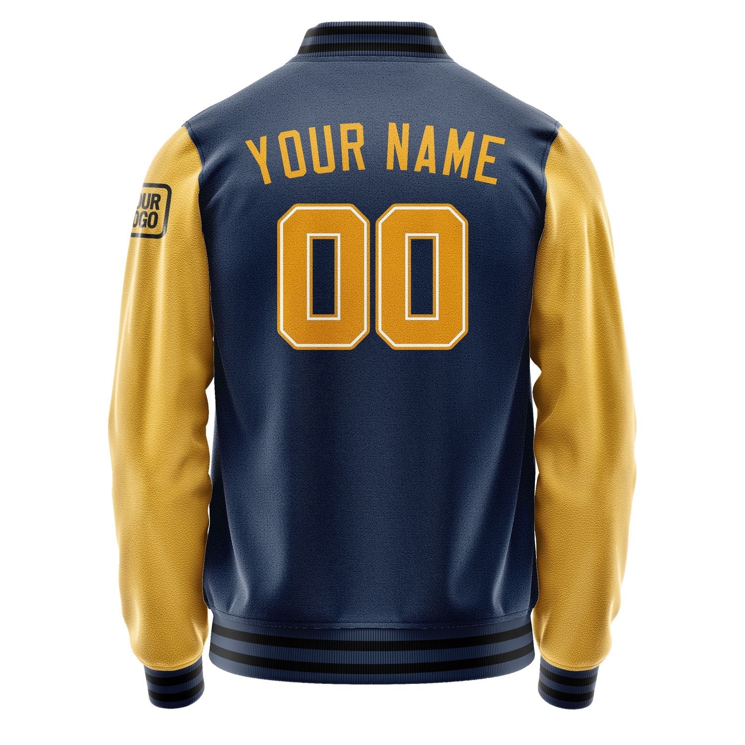 Custom Blue Yellow Jacket Jb1010191017191817