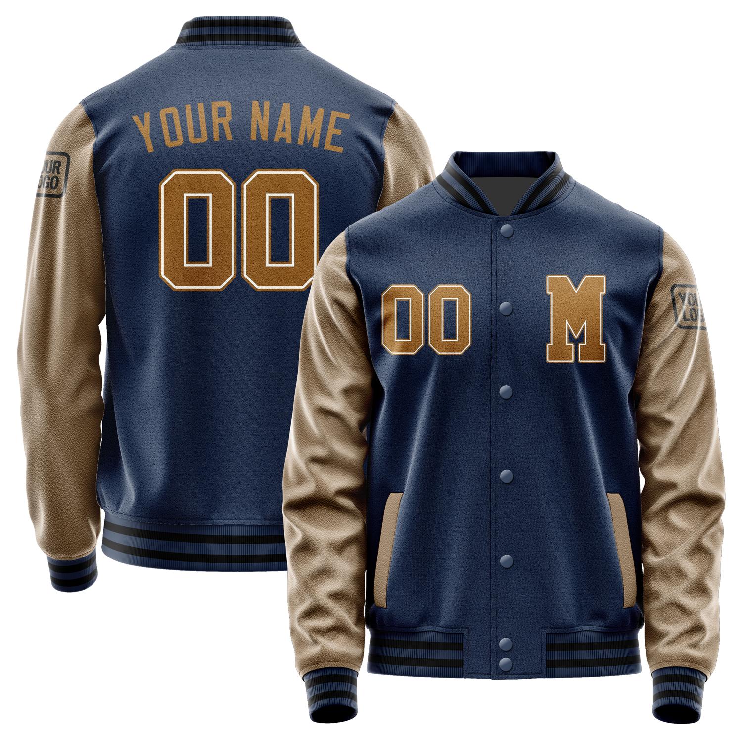 Custom Blue Khaki Jacket Jb1010221017221817