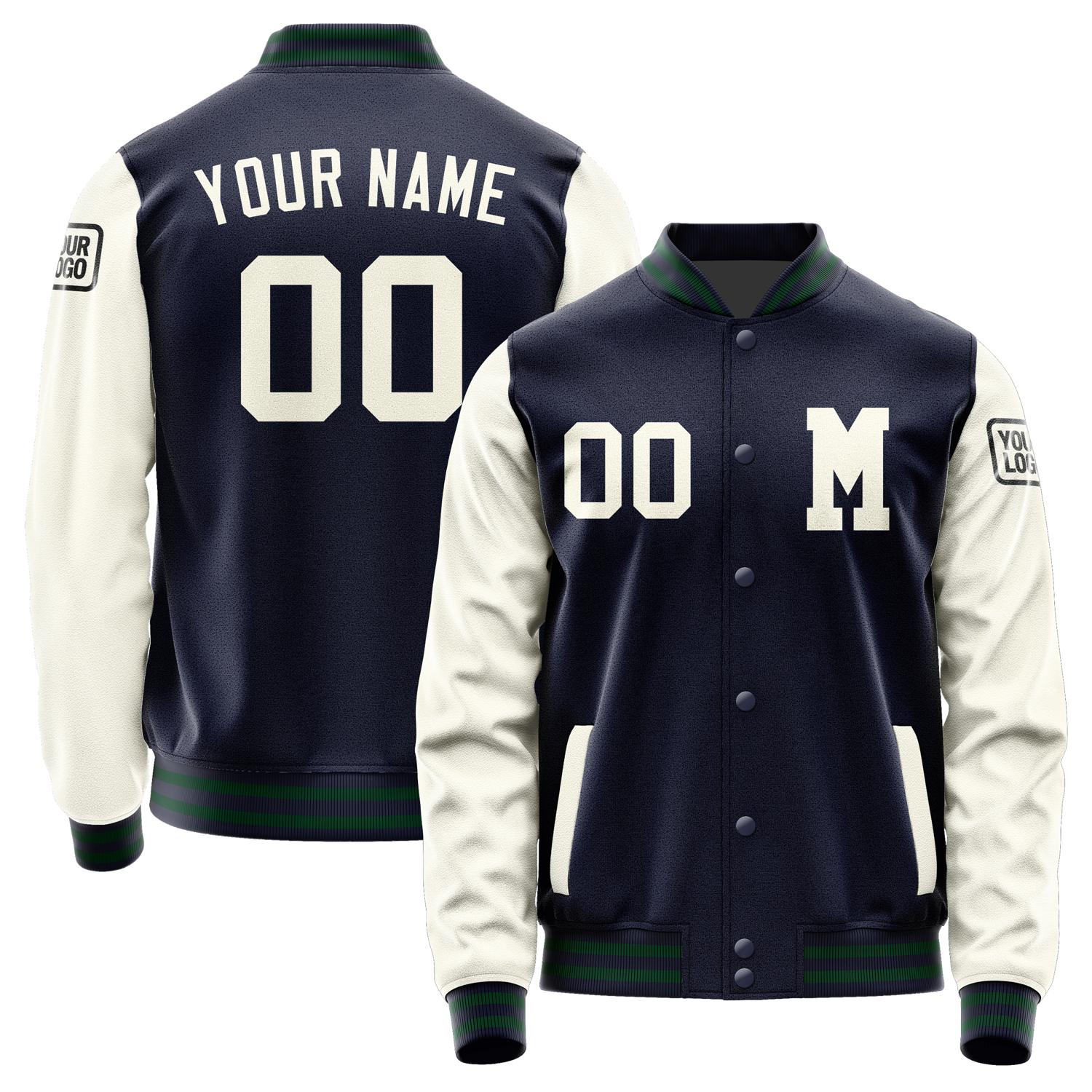 Custom Navy Cream Jacket Jb1111031105031817