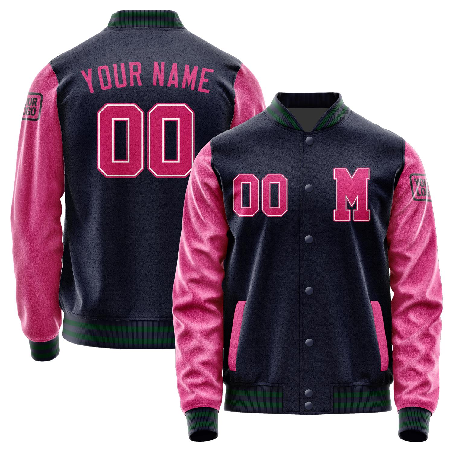 Custom Navy Pink Jacket Jb1111131105131817