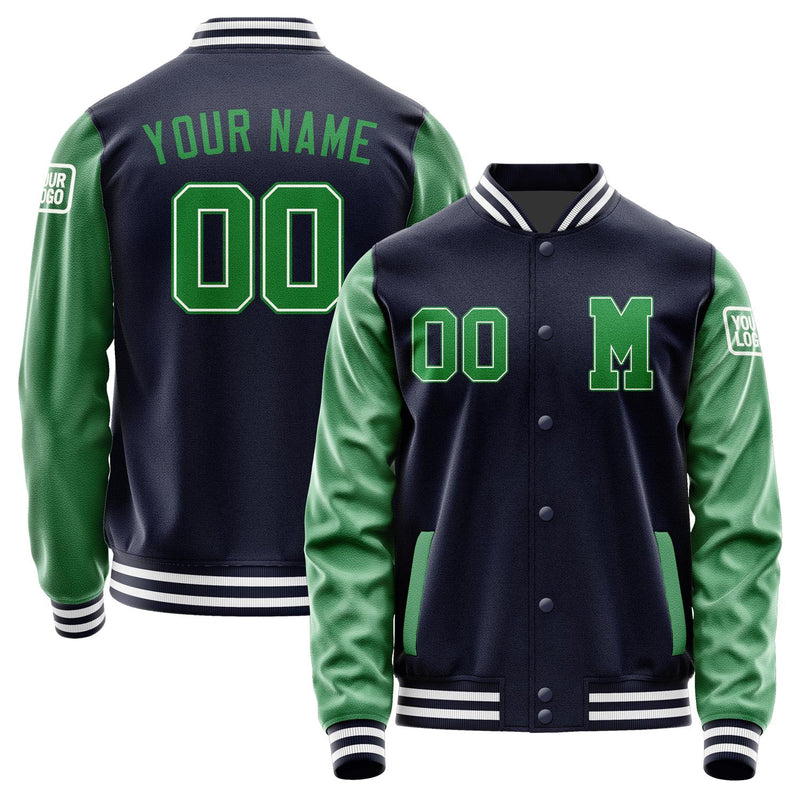 Custom Navy Emerald Green Jacket Jb1111241118241818