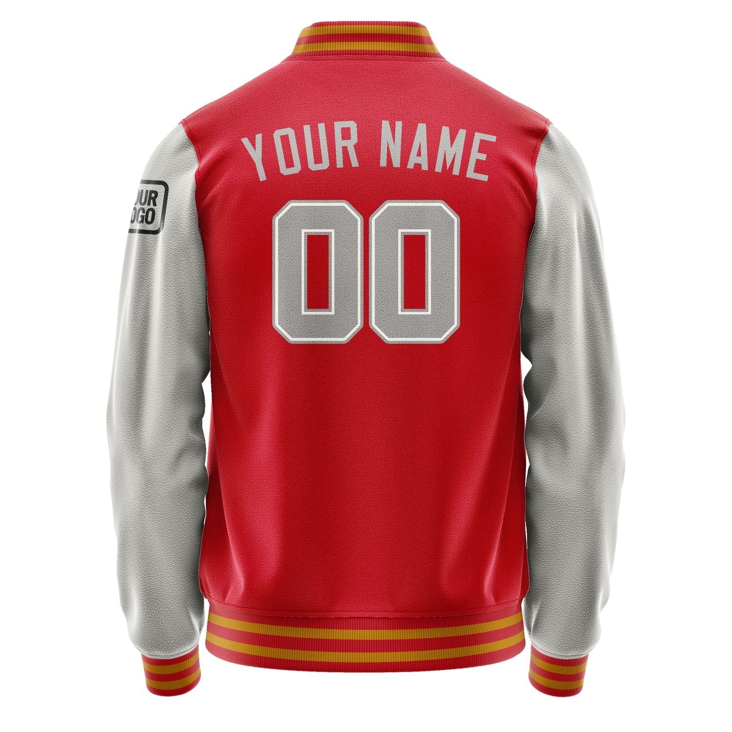 Custom Red Gray Jacket Jb1414041419041817