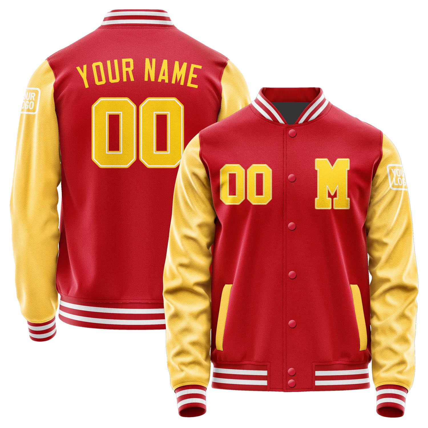 Custom Red Gold Jacket Jb1414301418301818