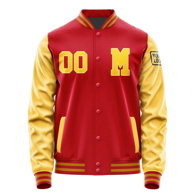 Custom Red Gold Jacket Jb1414301419301817