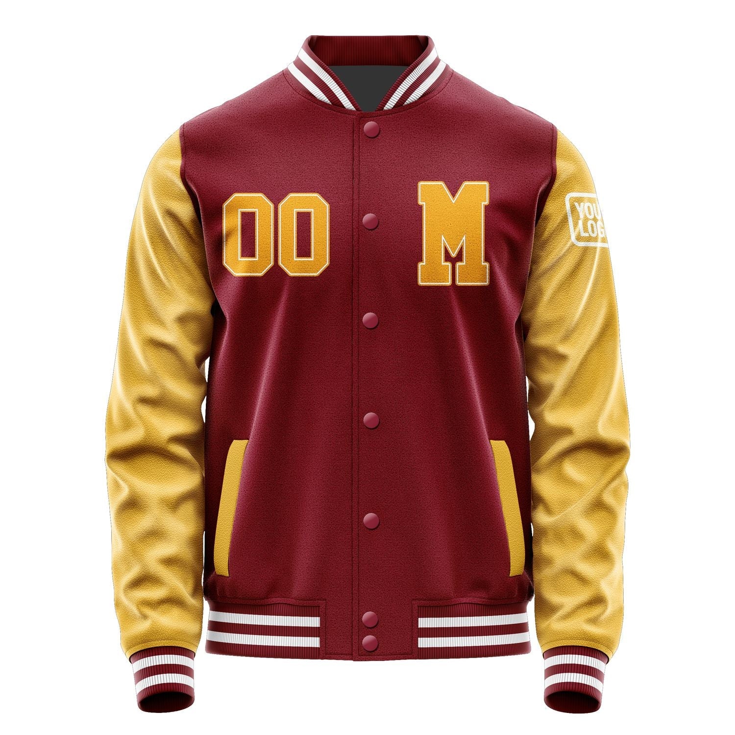 Custom Crimson Red Yellow Jacket Jb1515191518191818