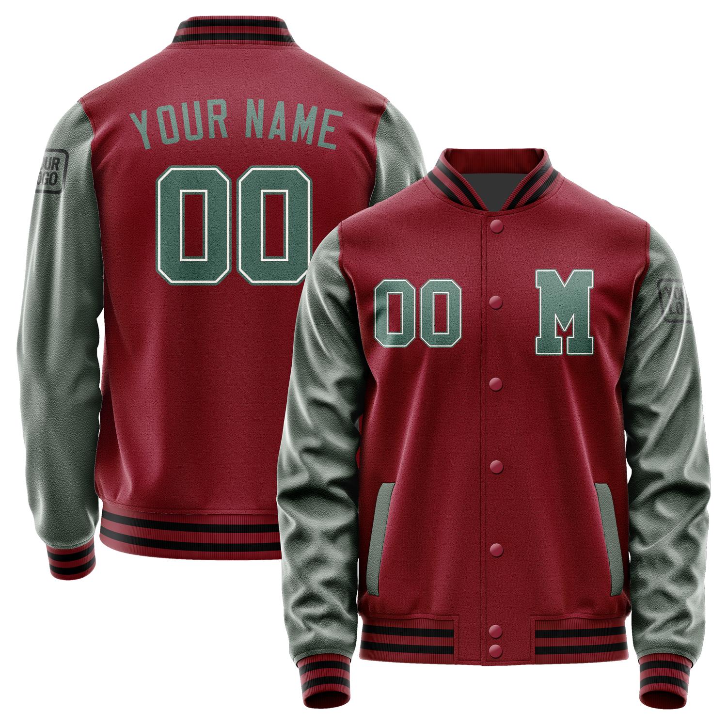 Custom Crimson Red Blue Green Jacket Jb1515271517271817