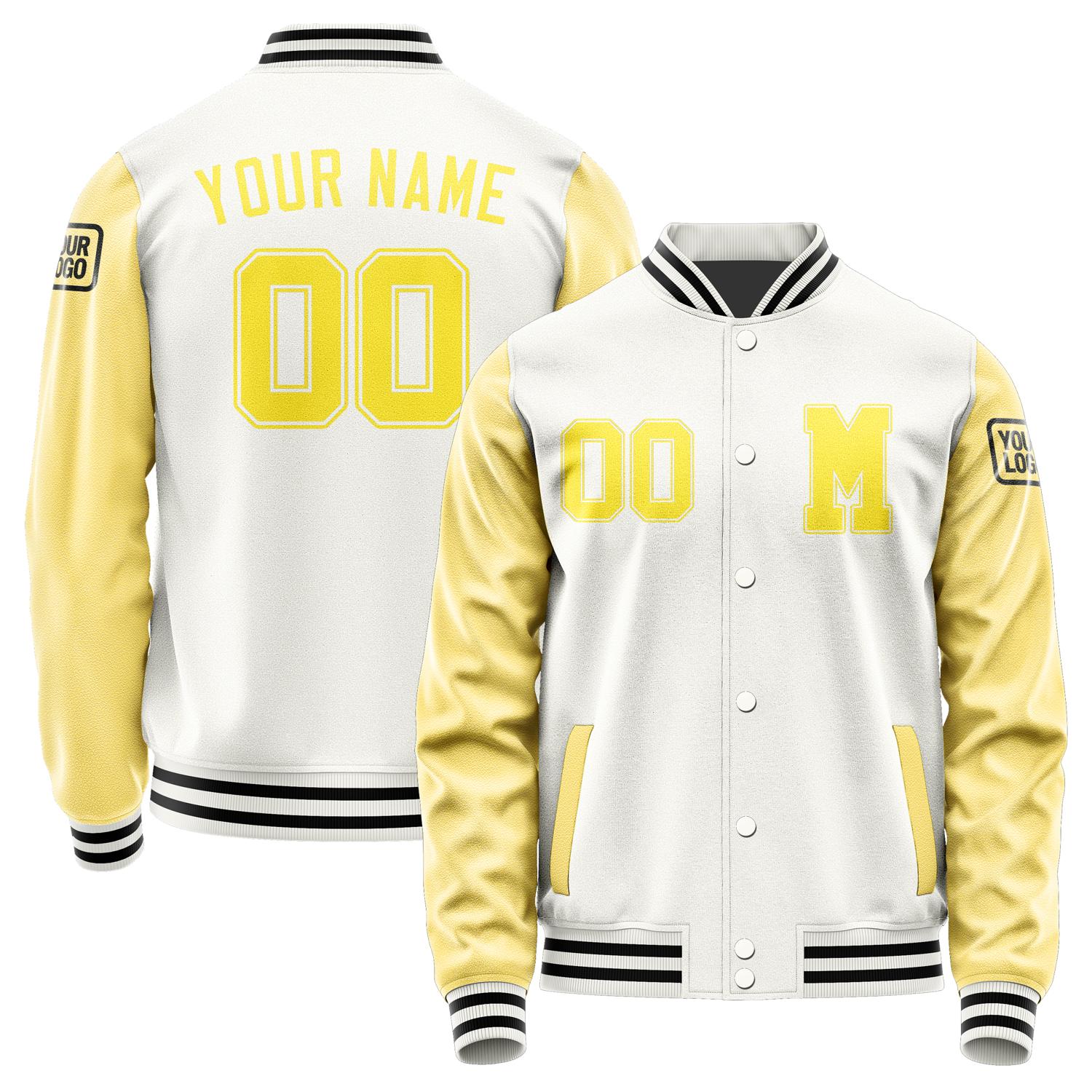 Custom White Light Yellow Jacket Jb1818261817261817