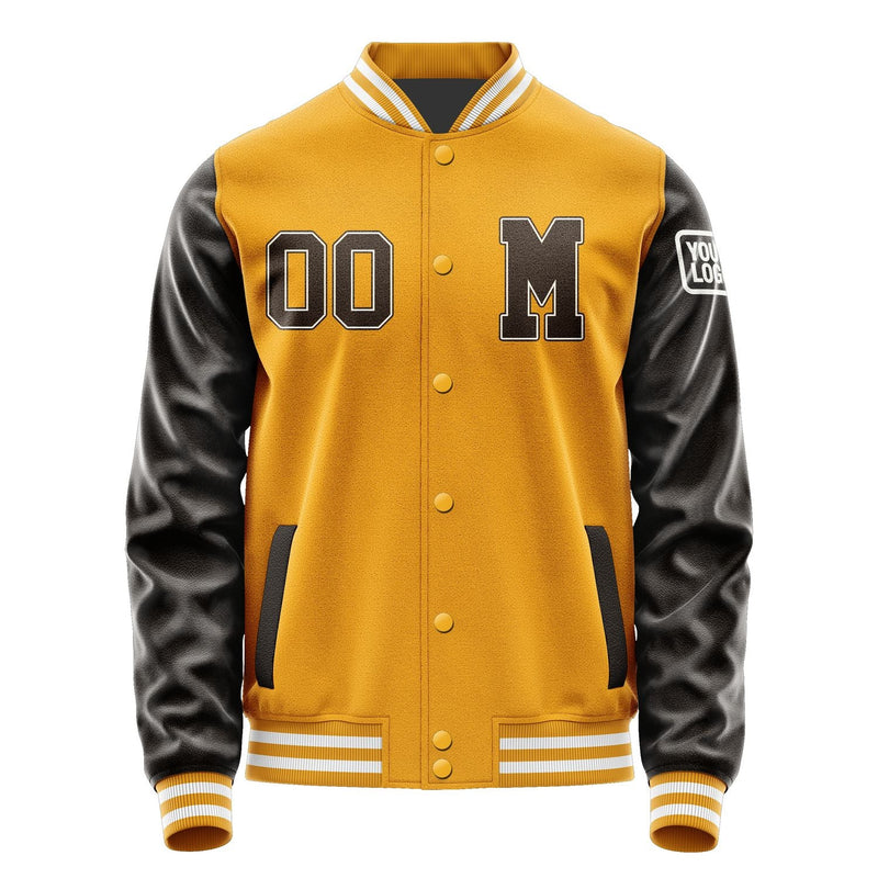 Custom Yellow Brown Jacket Jb1919011918011818