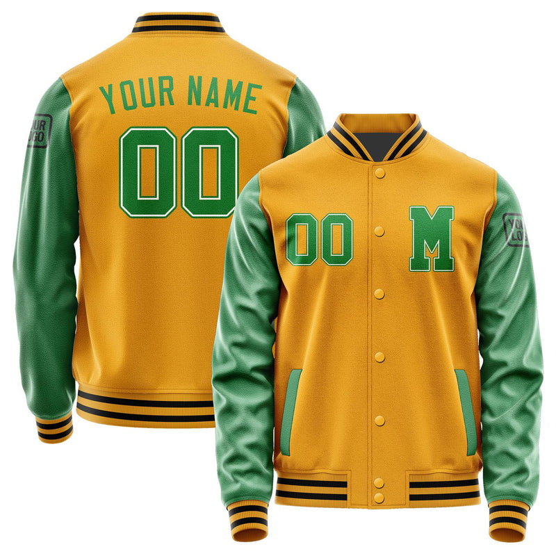 Custom Yellow Emerald Green Jacket Jb1919241917241817