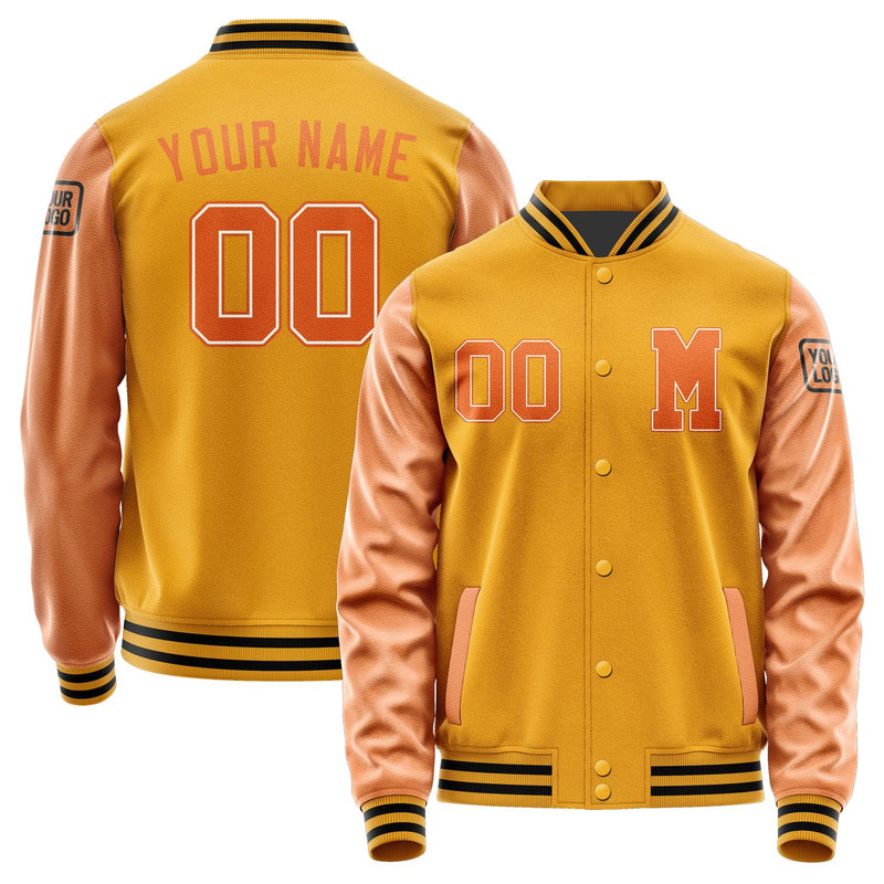Custom Yellow Orange Jacket Jb1919281917281817