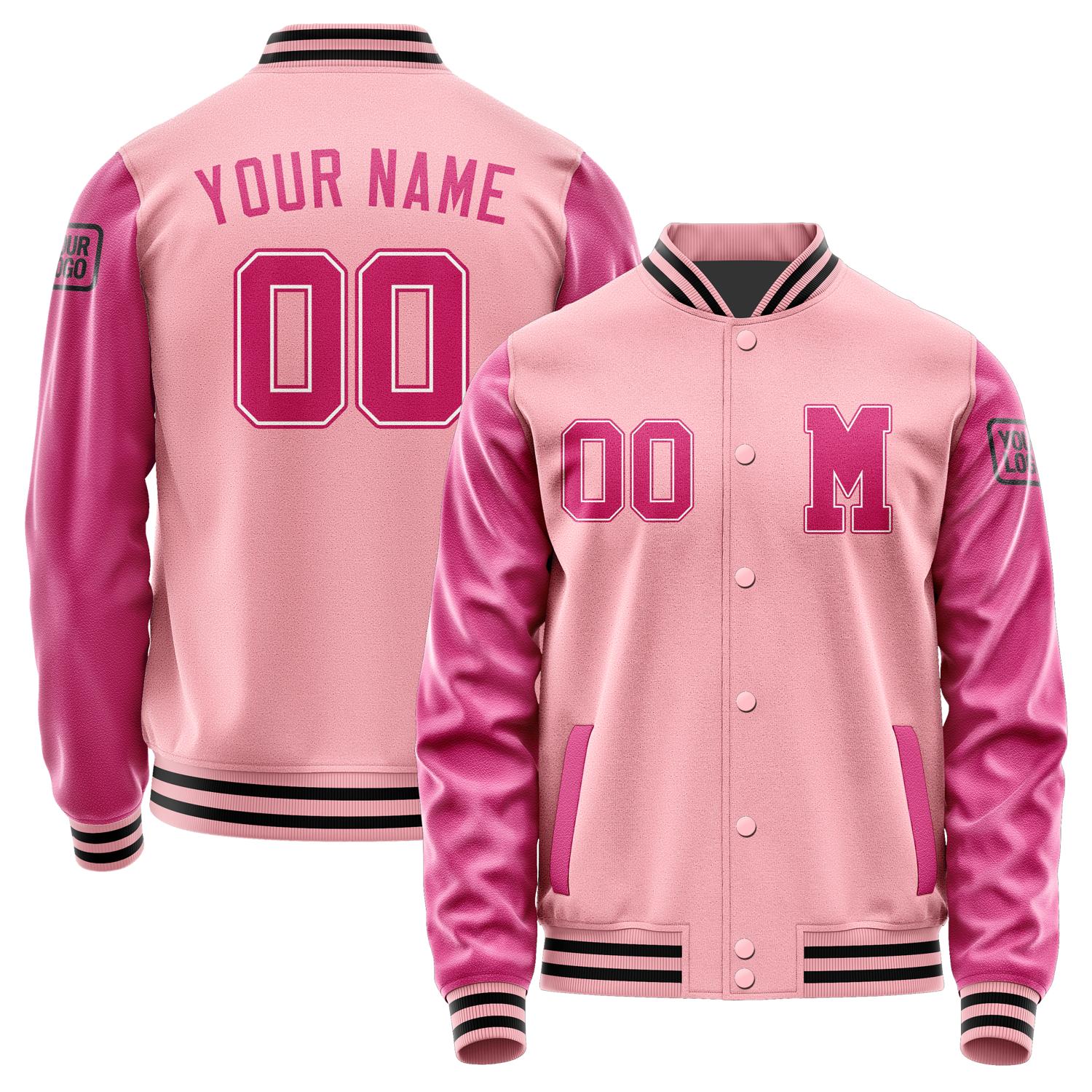 Custom Light Pink Pink Jacket Jb2121132117131817