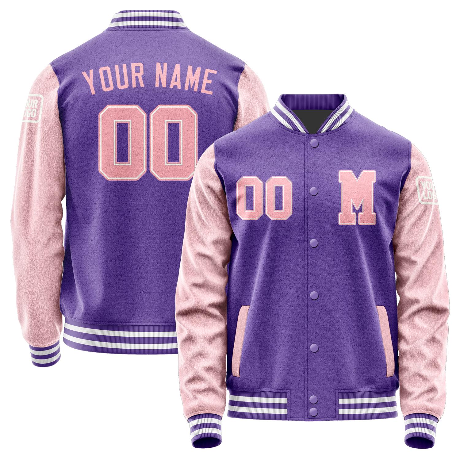 Custom Light Purple Light Pink Jacket Jb2323212318211818