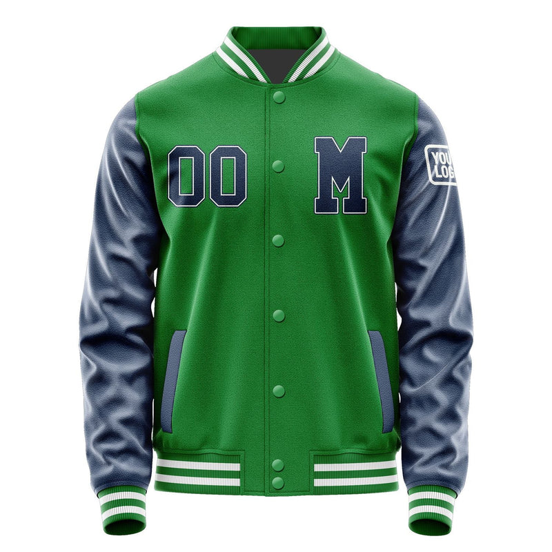 Custom Emerald Green Blue Jacket Jb2424102418101818