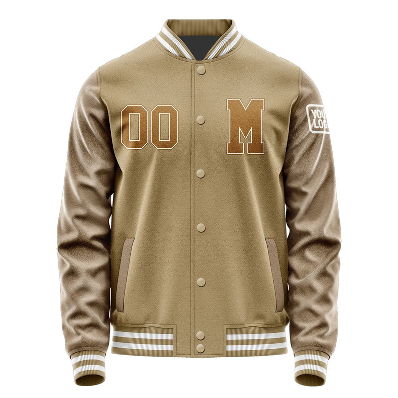 Custom Light Khaki Khaki Jacket Jb2525222518221818