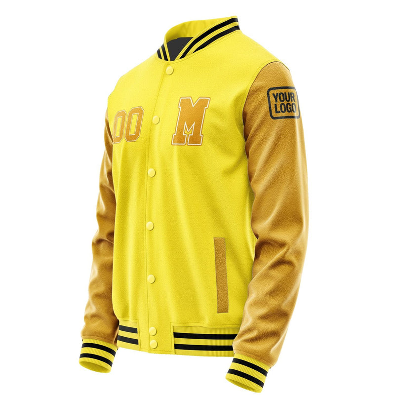 Custom Light Yellow Yellow Jacket Jb2626192617191817