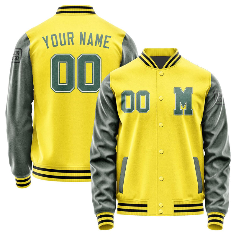 Custom Light Yellow Blue Green Jacket Jb2626272617271817