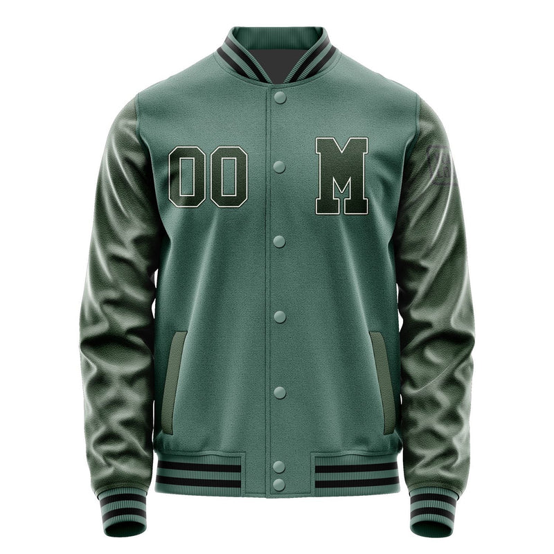 Custom Blue Green Dark Green Jacket Jb2727062717061817